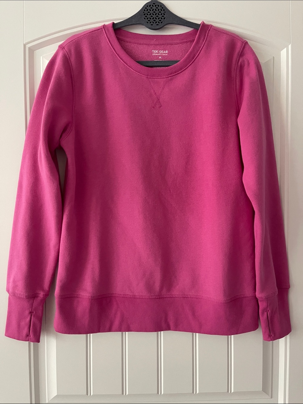 Tek Gear Pink Ultrasoft Fleece Sweatshirt Medium